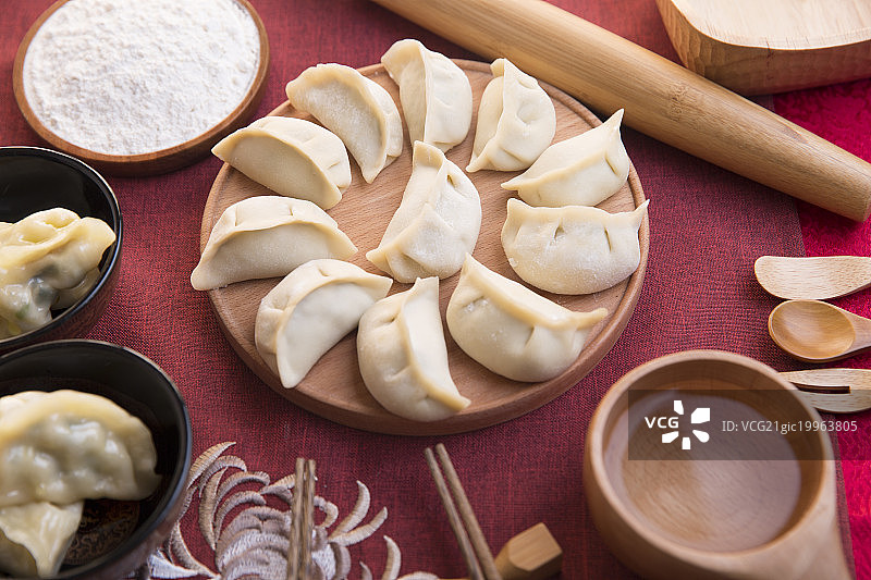 春节食物水饺图片素材