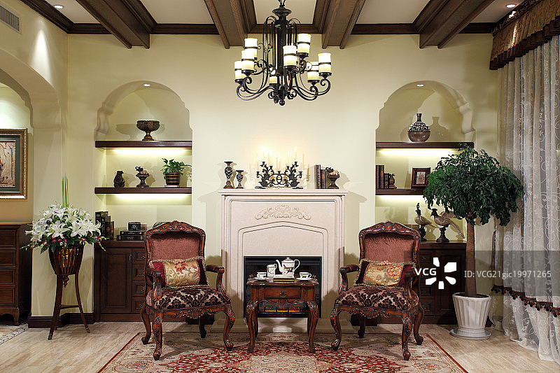 样板房客厅图片素材