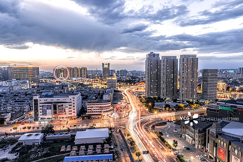 崛起的天津东北角图片素材