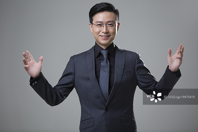 成熟商务男士肖像图片素材