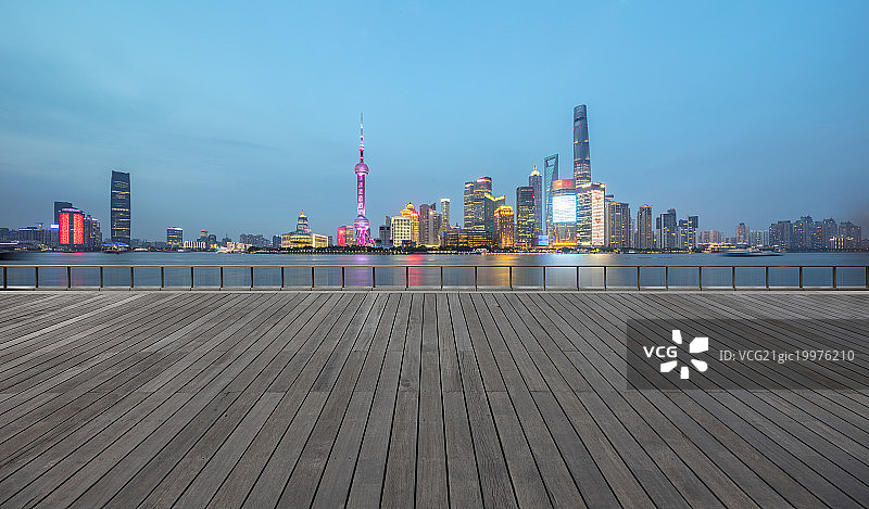 上海陆家嘴夜景图片素材
