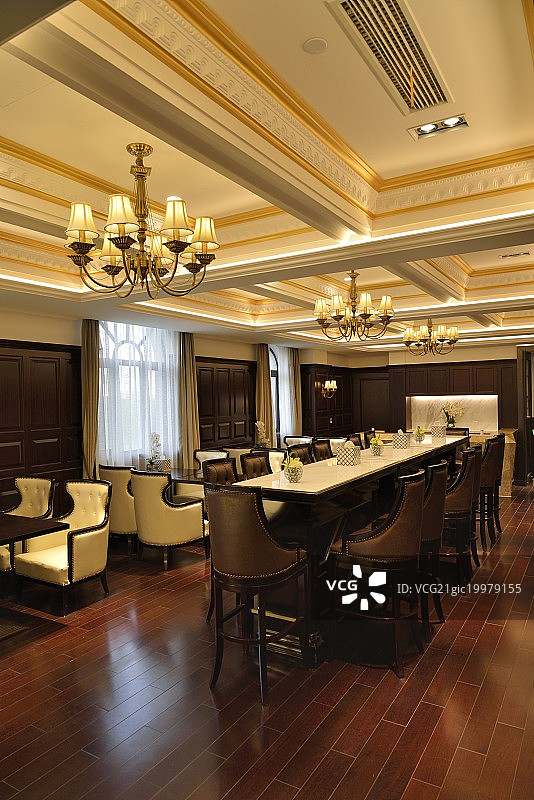高档餐厅内景图片素材