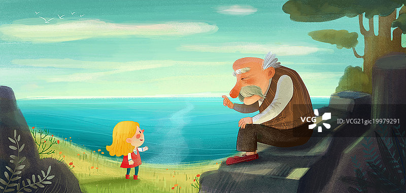 爷爷的秘密图片素材