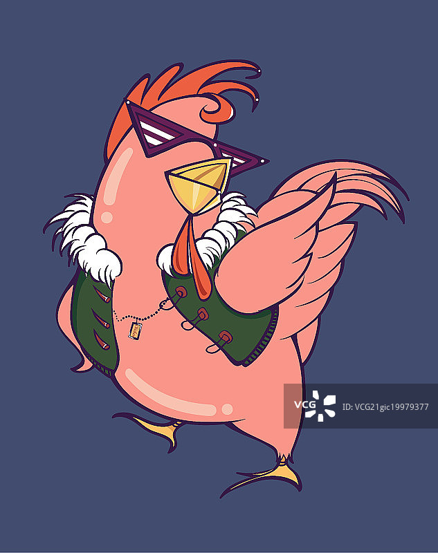 潮大鸡图片素材