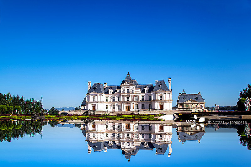 欧式建筑北京拉斐特城堡图片素材