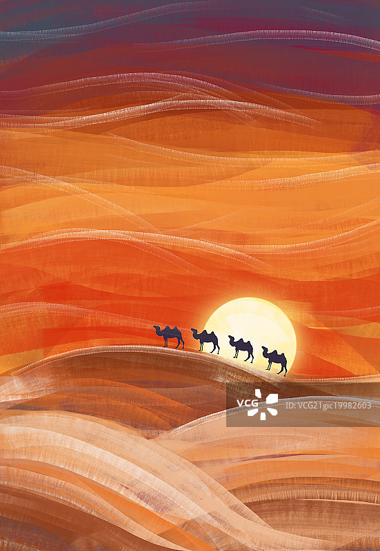 自然物语--落日图片素材