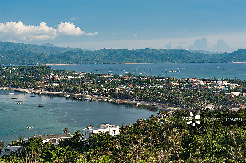俯瞰长滩岛图片素材