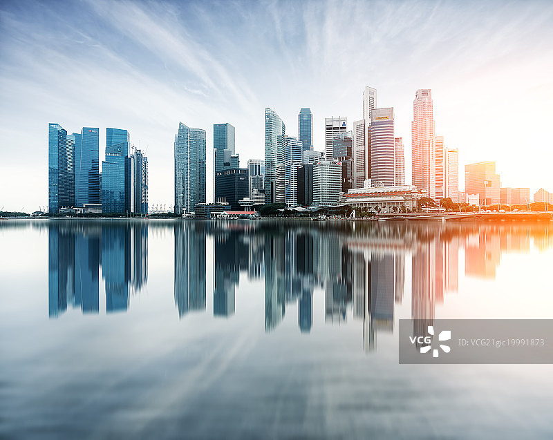 新加坡城市风光全景图片素材