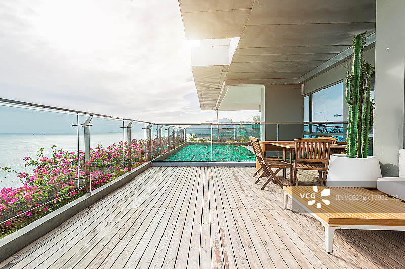 露天阳台图片素材