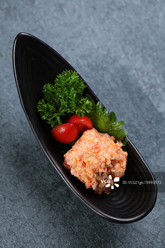 龙虾色拉图片素材