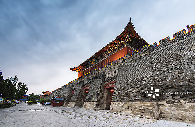 中国山东省泰安市 岱庙 泰安市博物馆图片素材