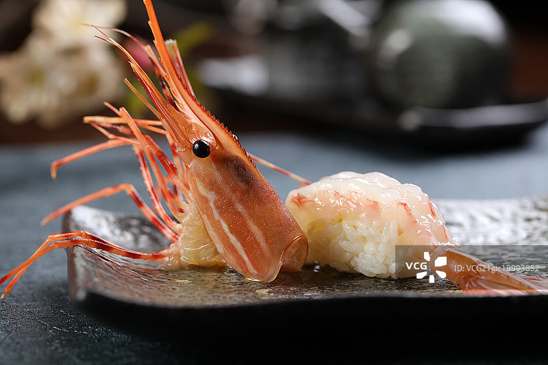 牡丹虾寿司图片素材