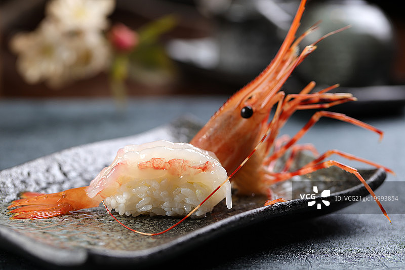 牡丹虾寿司图片素材