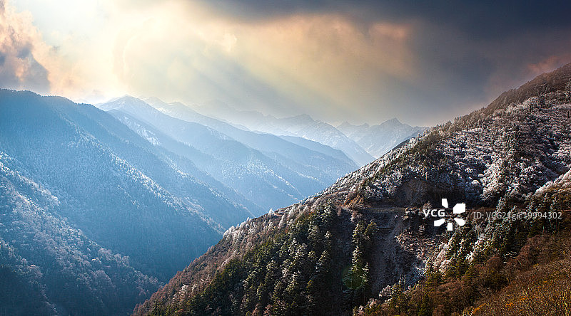 巴朗山风光图片素材