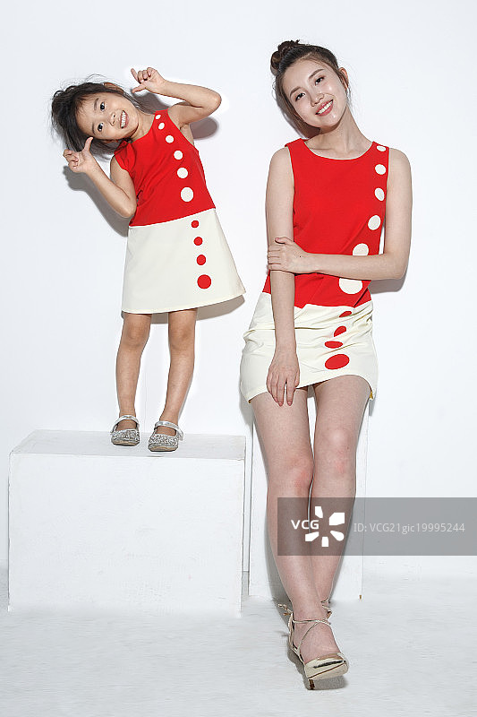 快乐母女图片素材