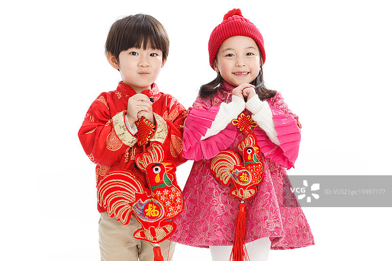 可孩子庆祝新年图片素材