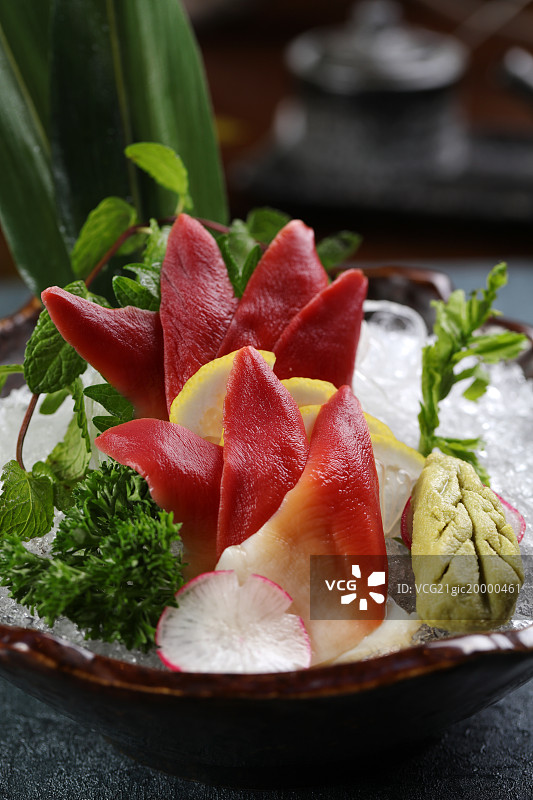 北极贝刺身图片素材