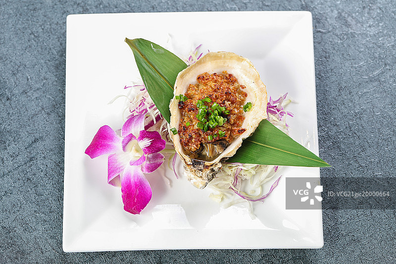 烤生蚝图片素材