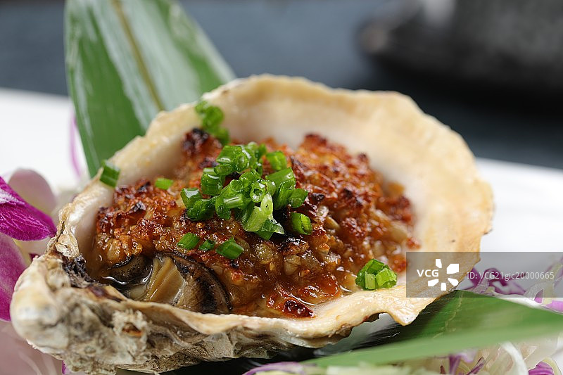 烤生蚝图片素材