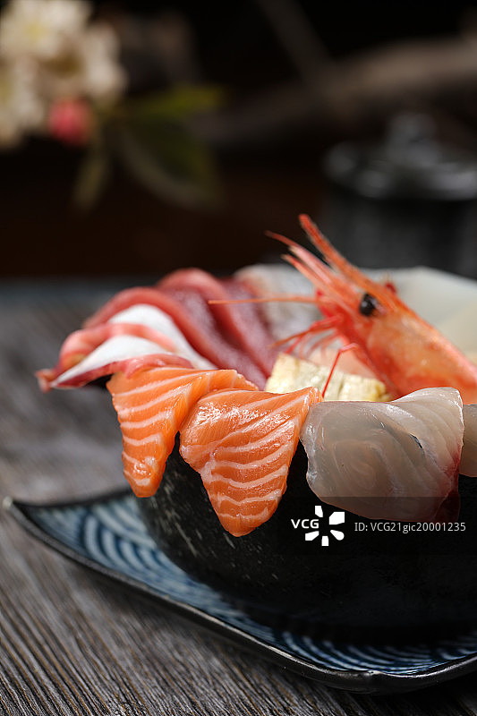 什锦寿司饭图片素材