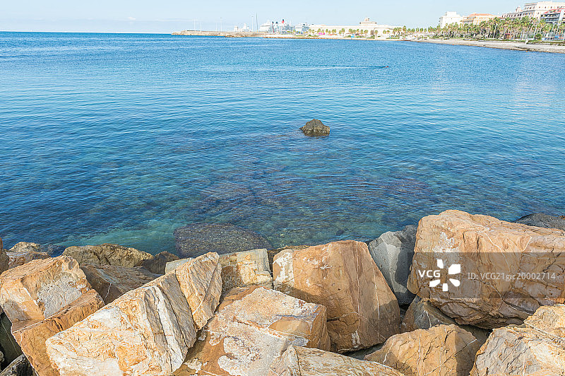 海洋和礁石图片素材