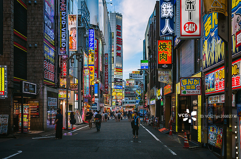 东京城市夜景风光图片素材