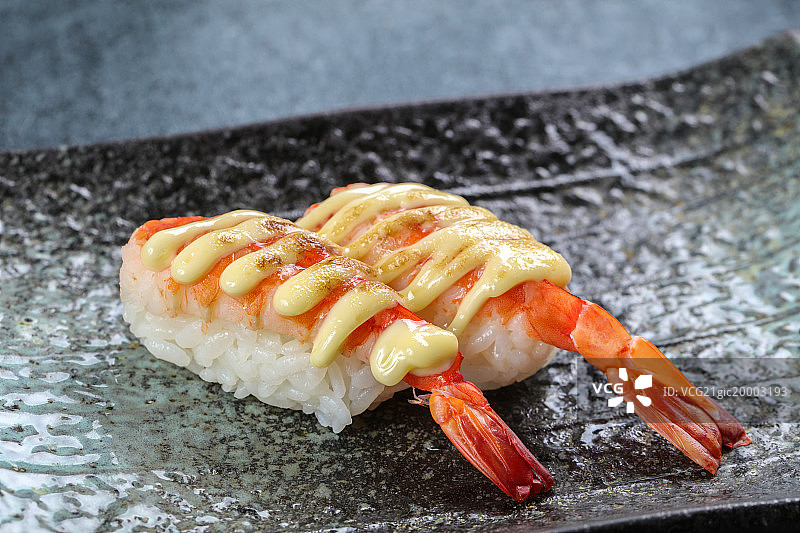 文火虾寿司图片素材