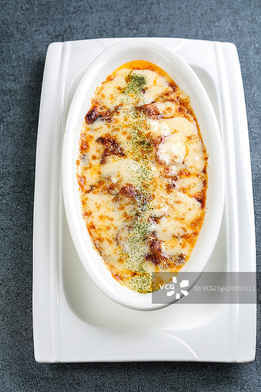 芝士焗饭图片素材