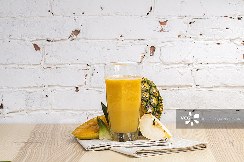 菠萝汁图片素材