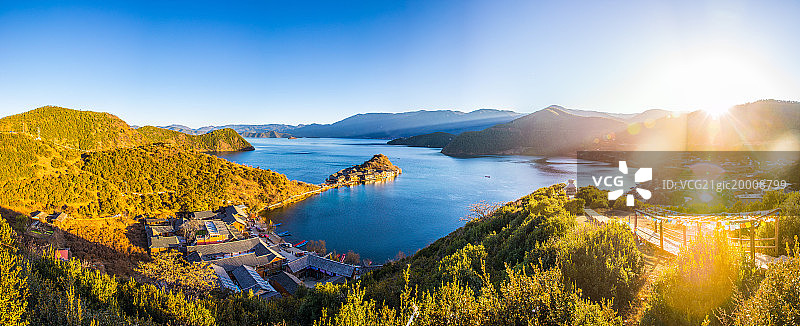 泸沽湖图片素材