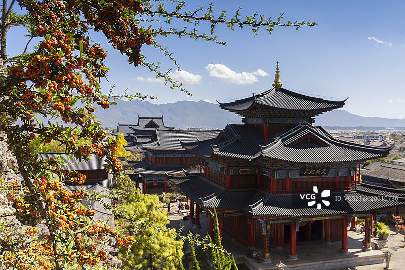 丽江沐王府图片素材