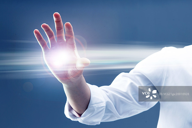 手指触摸网络空间图片素材