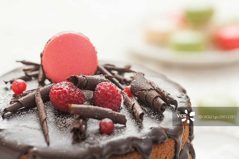 巧克力蛋糕图片素材