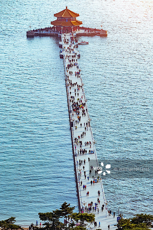 青岛栈桥图片素材