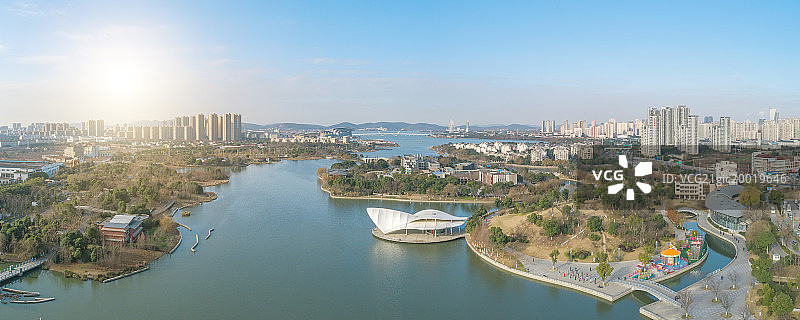 东蠡湖风景区，金城湾公园图片素材