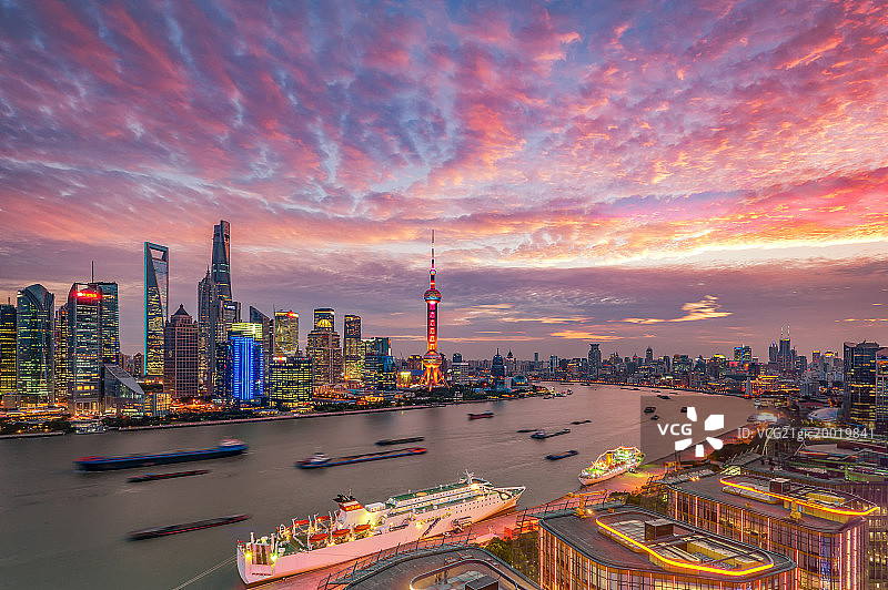 上海北外滩全景图片素材