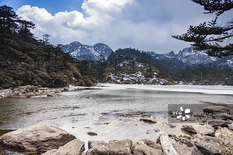 螺髻山风光图片素材