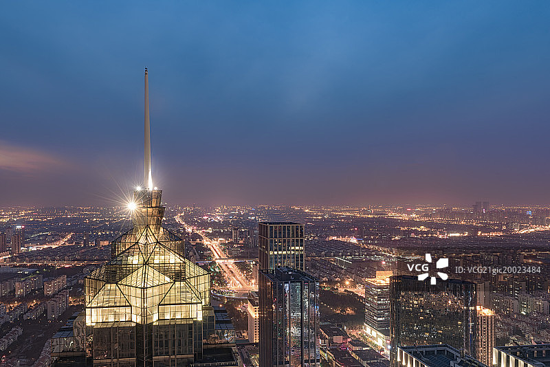 苏州CBD风光图片素材