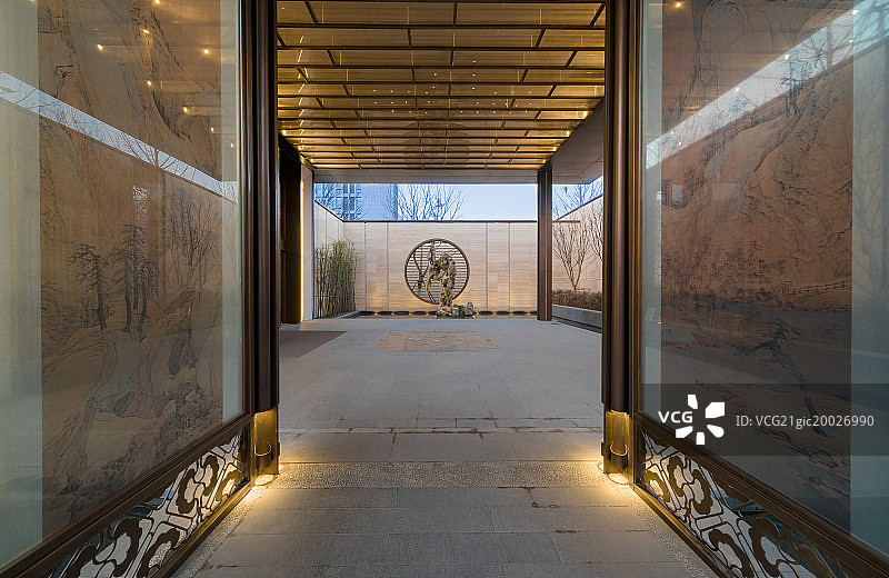 现代新中式建筑图片素材