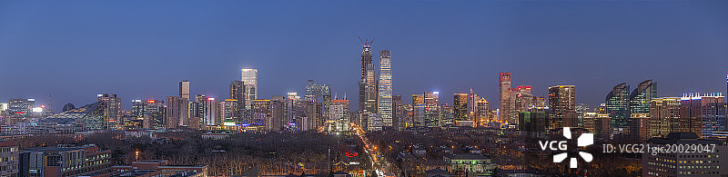 CBD全景图片素材