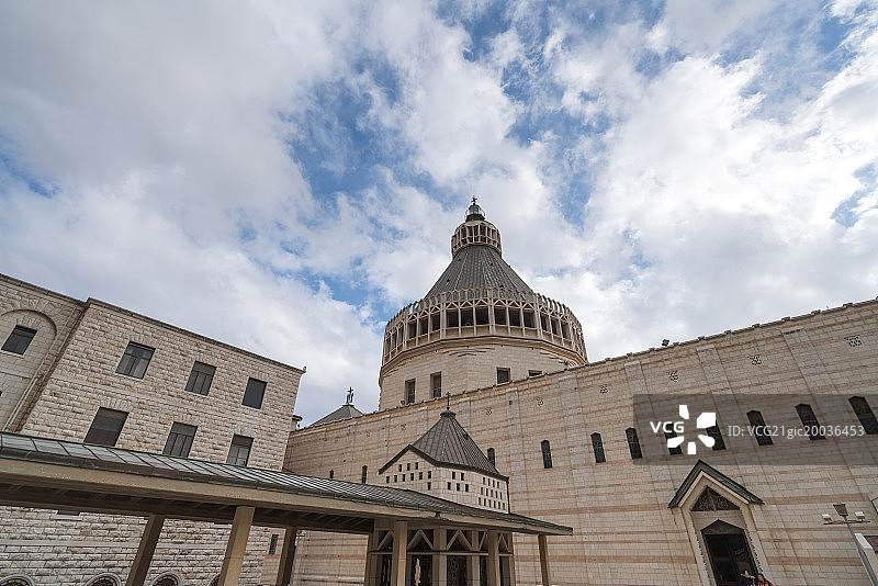 以色列加里肋亚拿撒勒天使报喜堂图片素材