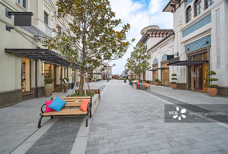 现代欧式小镇图片素材