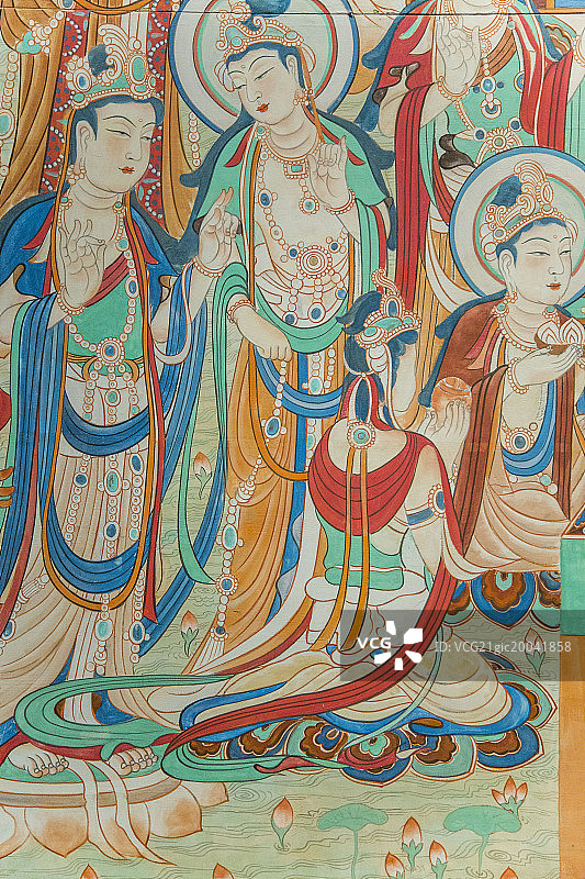 敦煌壁画图片素材