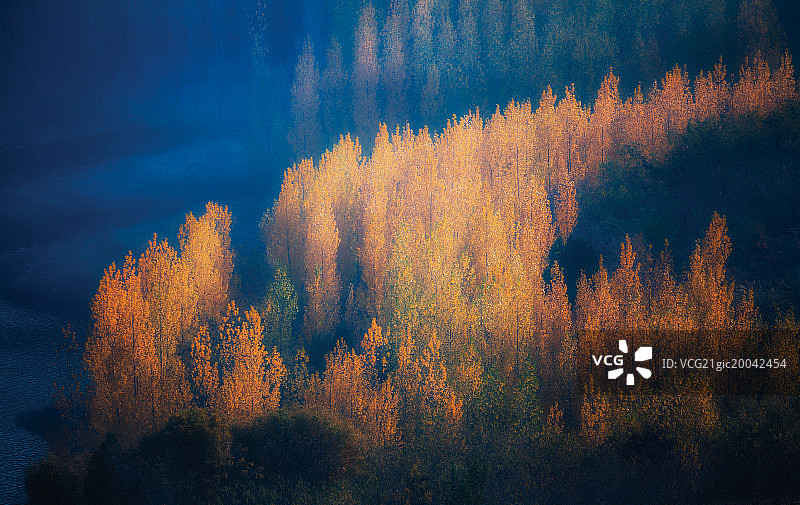 黑河秋韵图片素材