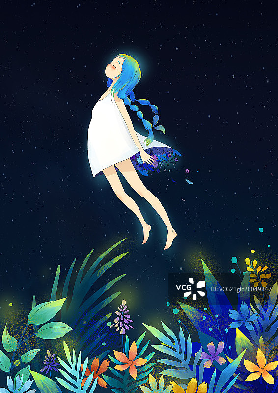 夜的精灵图片素材