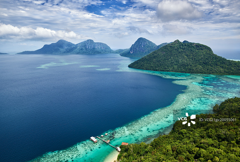 马来西亚仙本那图片素材