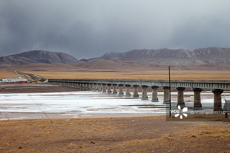 青海省可可西里长江源图片素材