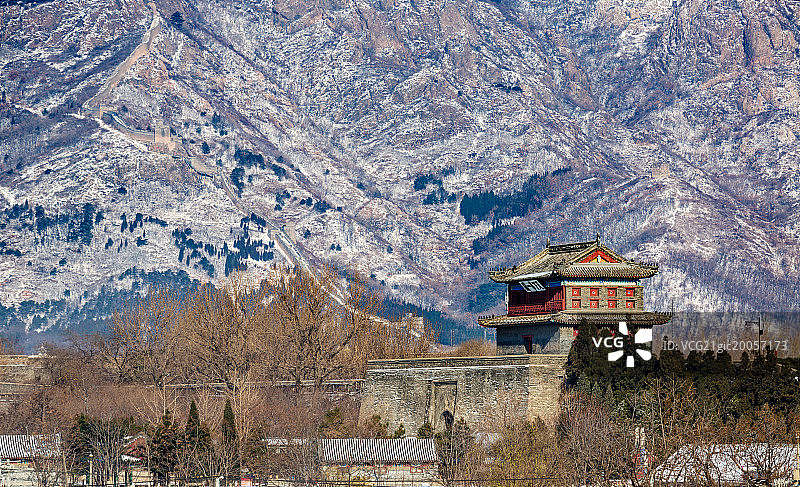 河北省秦皇岛山海关长城图片素材