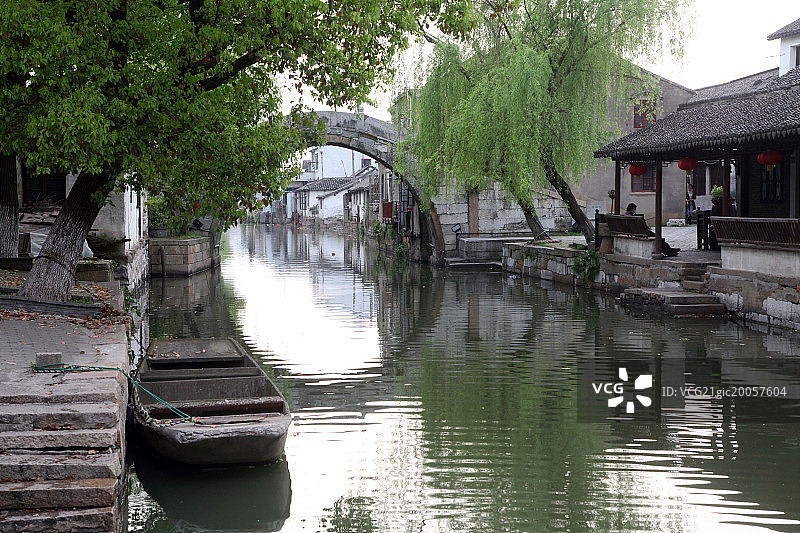 江苏省昆山市锦溪古镇图片素材