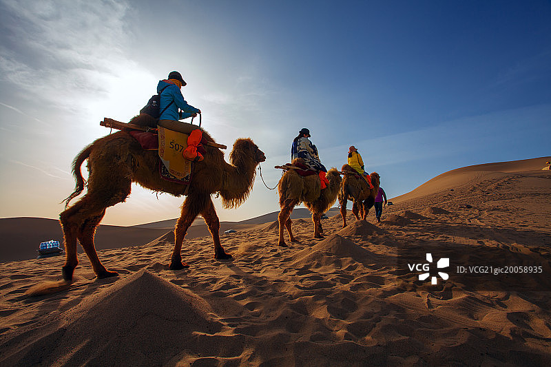 甘肃省敦煌市沙漠图片素材